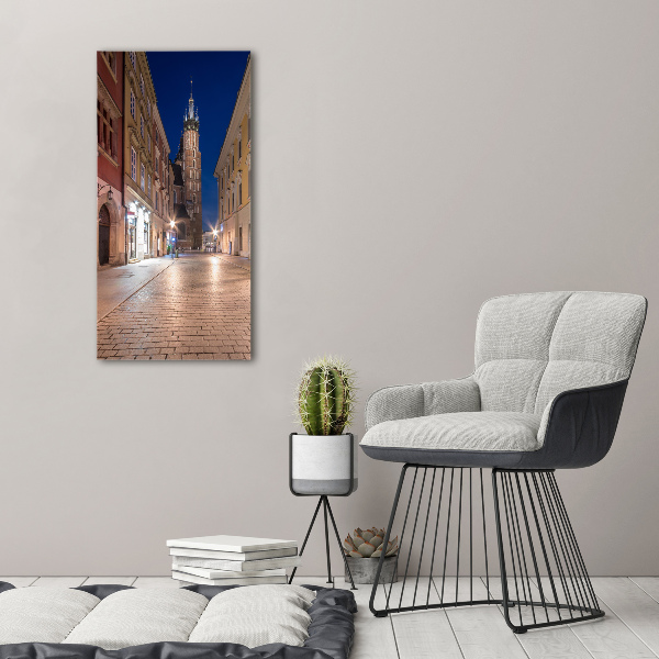 Stampa quadro su tela verticale Cracovia, Polonia