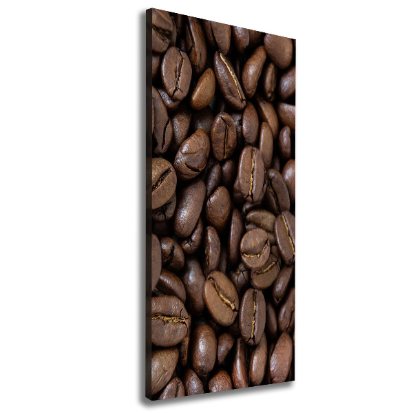 Quadro su tela canvas verticale Chicchi di caffè