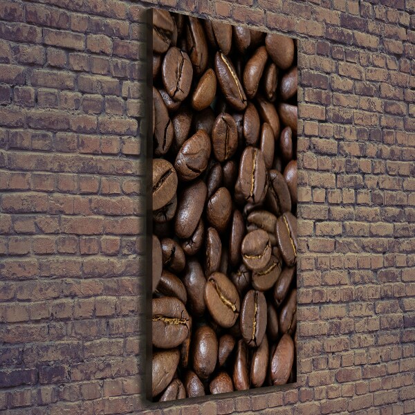 Quadro su tela canvas verticale Chicchi di caffè