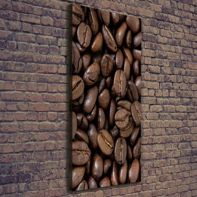 Quadro su tela canvas verticale Chicchi di caffè