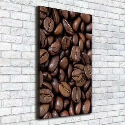 Quadro su tela canvas verticale Chicchi di caffè