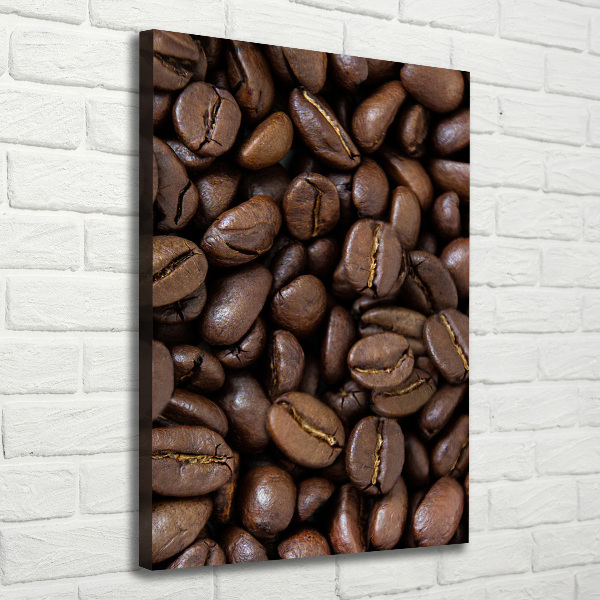Quadro su tela canvas verticale Chicchi di caffè