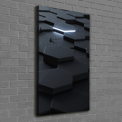 Quadro su tela canvas verticale Astrazione