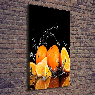 Quadro su tela canvas verticale Arance