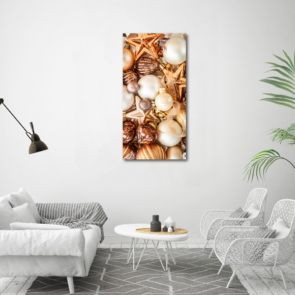 Stampa quadro su tela verticale Decorazioni natalizie