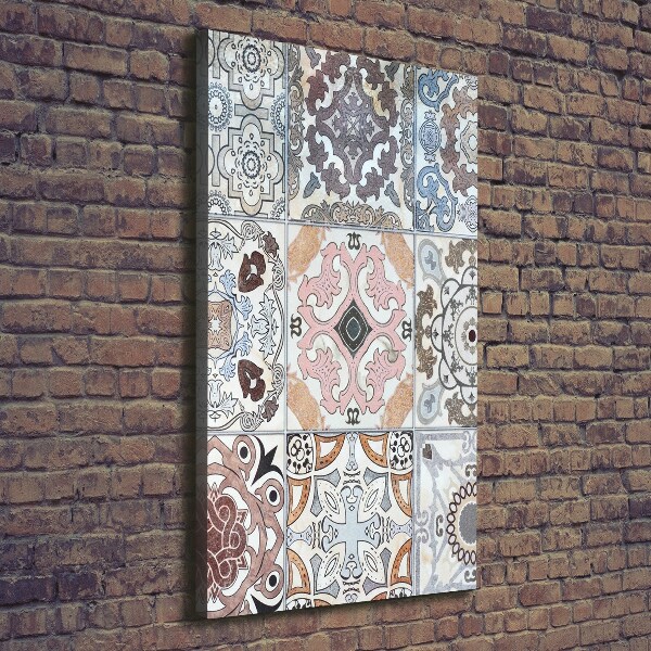 Quadro foto su tela verticale Piastrelle in ceramica