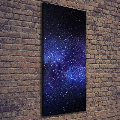 Quadro su tela canvas verticale Via Lattea
