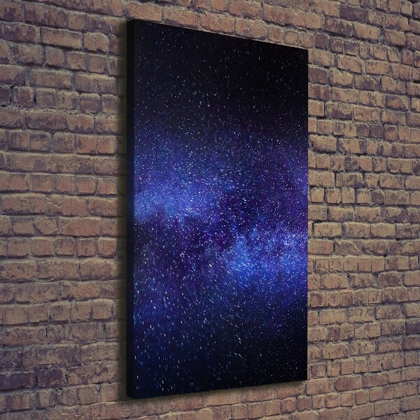 Quadro su tela canvas verticale Via Lattea