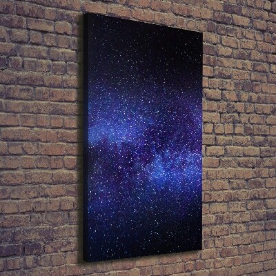 Quadro su tela canvas verticale Via Lattea