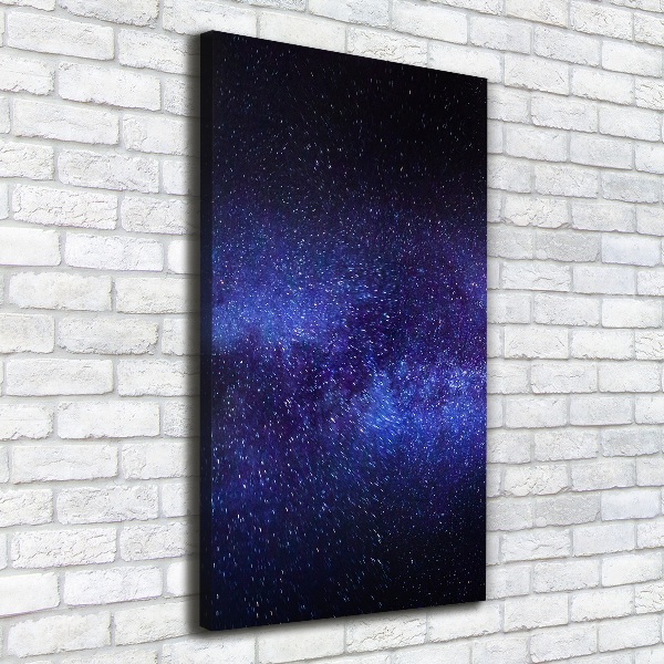 Quadro su tela canvas verticale Via Lattea