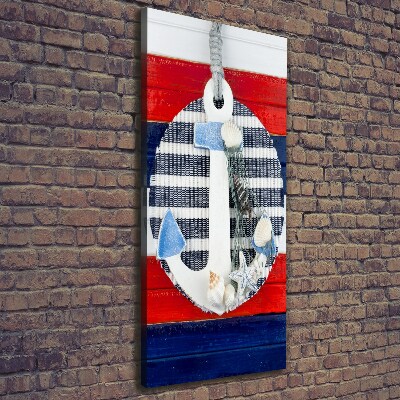 Stampa quadro su tela verticale Ancorare