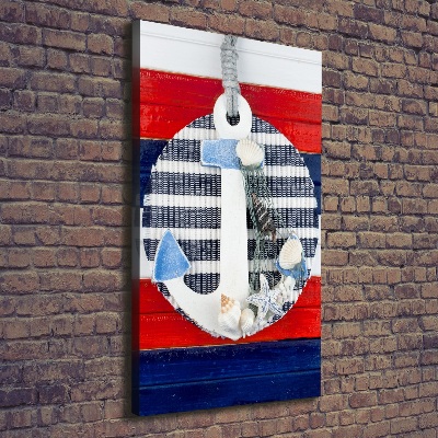 Stampa quadro su tela verticale Ancorare