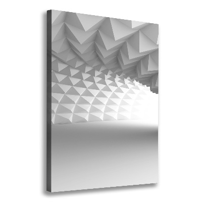 Quadro foto su tela verticale Tunnel astratto