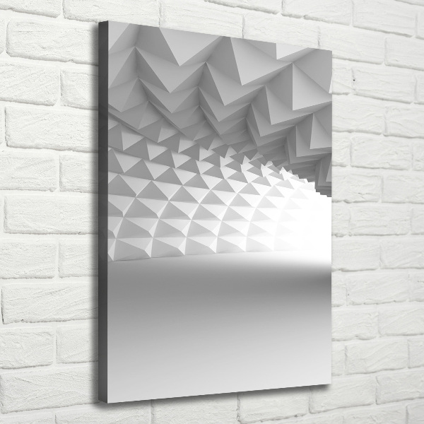 Quadro foto su tela verticale Tunnel astratto