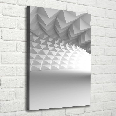 Quadro foto su tela verticale Tunnel astratto