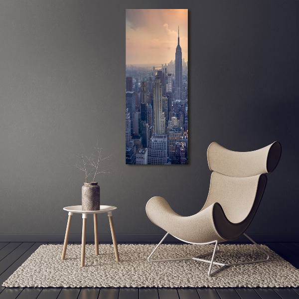Quadro su tela canvas verticale Manhattan, New York