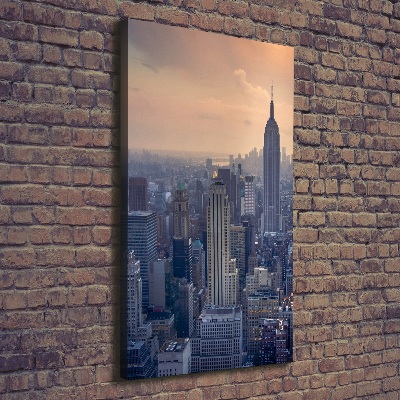 Quadro su tela canvas verticale Manhattan, New York
