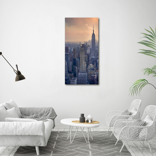 Quadro su tela canvas verticale Manhattan, New York
