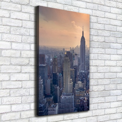 Quadro su tela canvas verticale Manhattan, New York