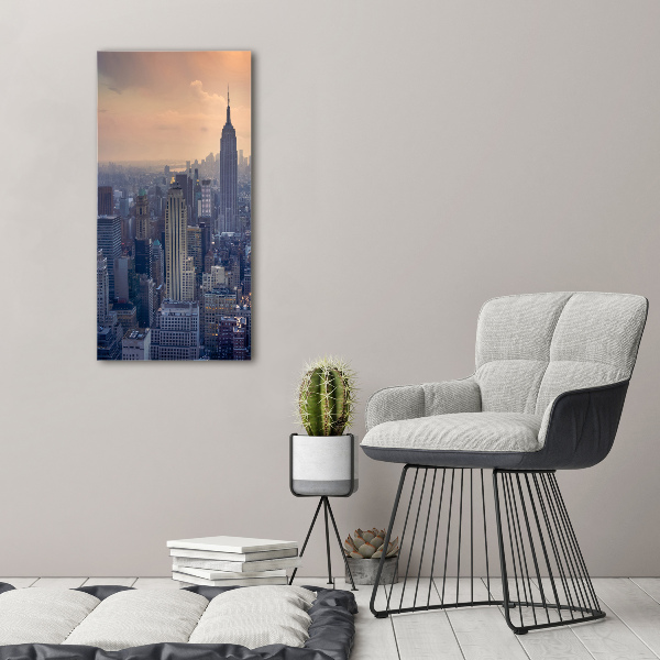 Quadro su tela canvas verticale Manhattan, New York