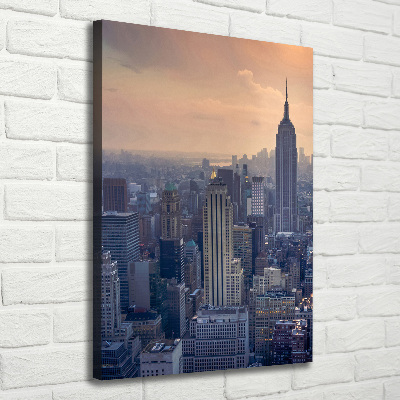 Quadro su tela canvas verticale Manhattan, New York