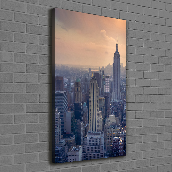 Quadro su tela canvas verticale Manhattan, New York