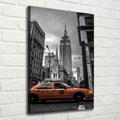Stampa quadro su tela verticale New York