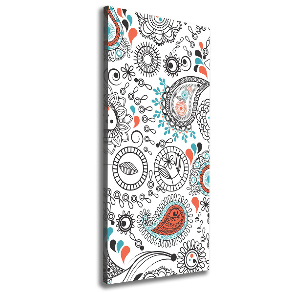 Quadro su tela canvas verticale Ornamenti