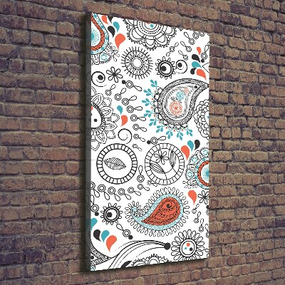 Quadro su tela canvas verticale Ornamenti