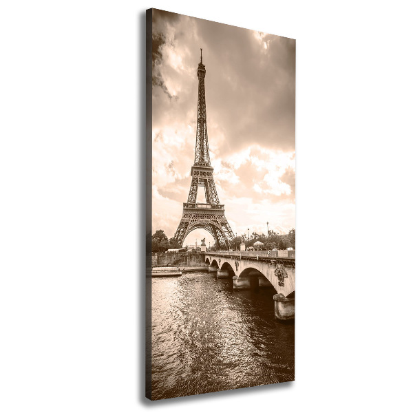 Quadro su tela canvas verticale Torre Eiffel Parigi