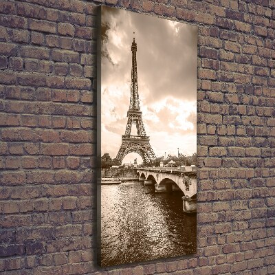 Quadro su tela canvas verticale Torre Eiffel Parigi