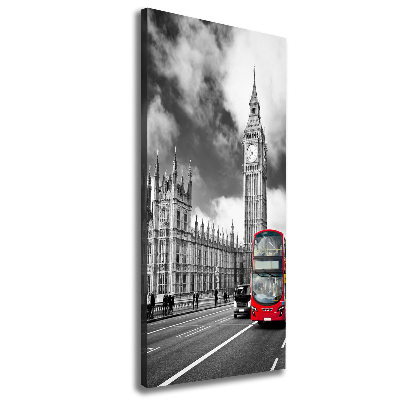 Stampa quadro su tela verticale Big Ben di Londra