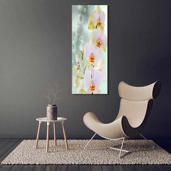 Quadro su tela canvas verticale Orchidea