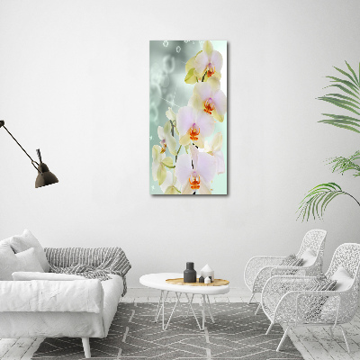 Quadro su tela canvas verticale Orchidea