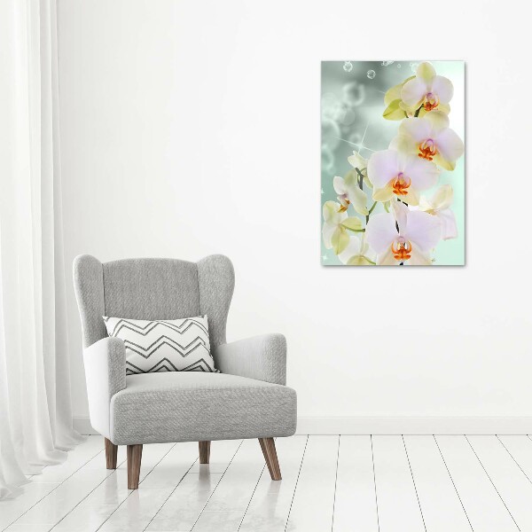 Quadro su tela canvas verticale Orchidea