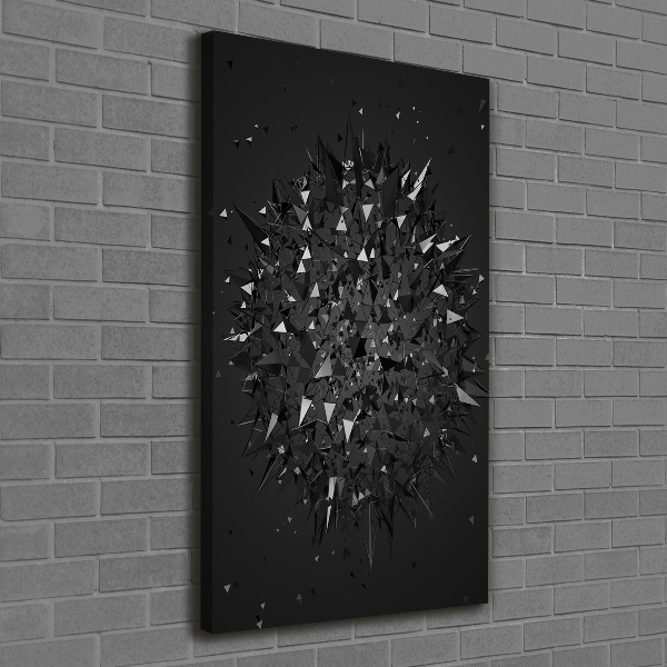 Stampa quadro su tela verticale Astrazione 3D