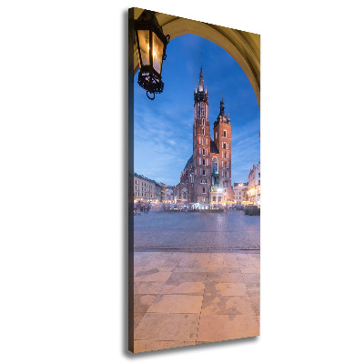 Stampa quadro su tela verticale Cracovia, Polonia