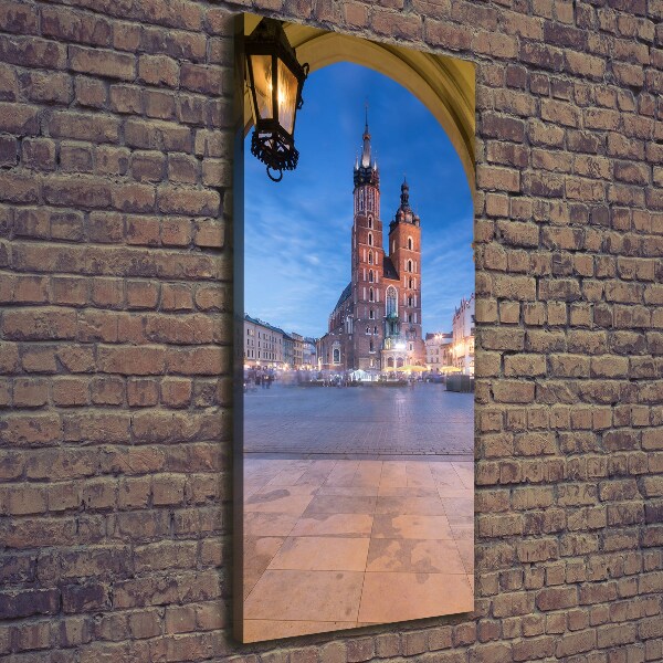 Stampa quadro su tela verticale Cracovia, Polonia