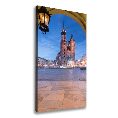 Stampa quadro su tela verticale Cracovia, Polonia