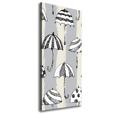 Stampa quadro su tela verticale Ombrelli