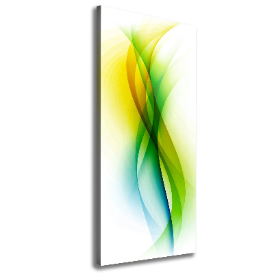 Quadro su tela canvas verticale Onde astratte