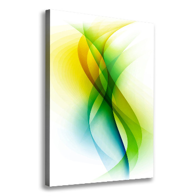 Quadro su tela canvas verticale Onde astratte