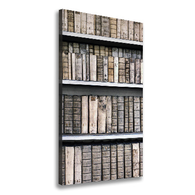 Quadro su tela canvas verticale Libreria