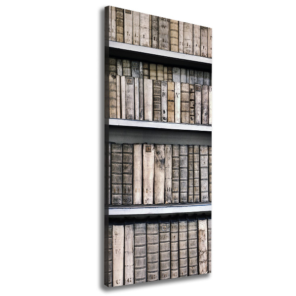 Quadro su tela canvas verticale Libreria