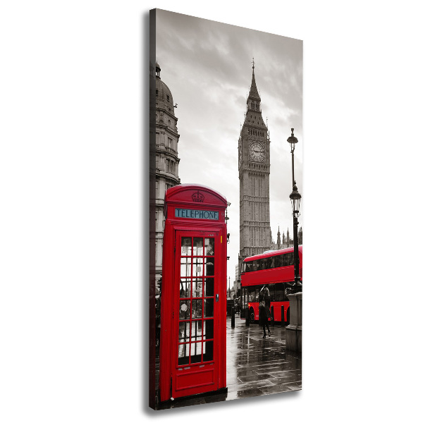 Quadro su tela canvas verticale Big Ben di Londra