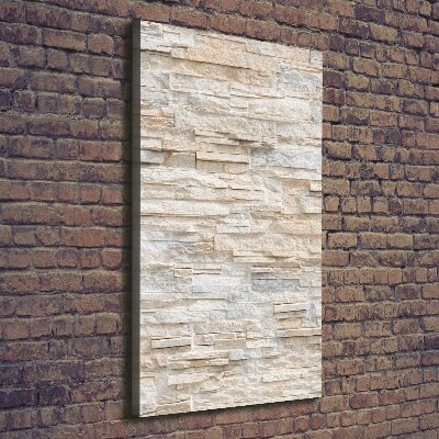 Stampa quadro su tela verticale Muro di mattoni