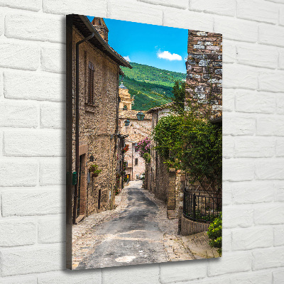Quadro foto su tela verticale Una strada affascinante