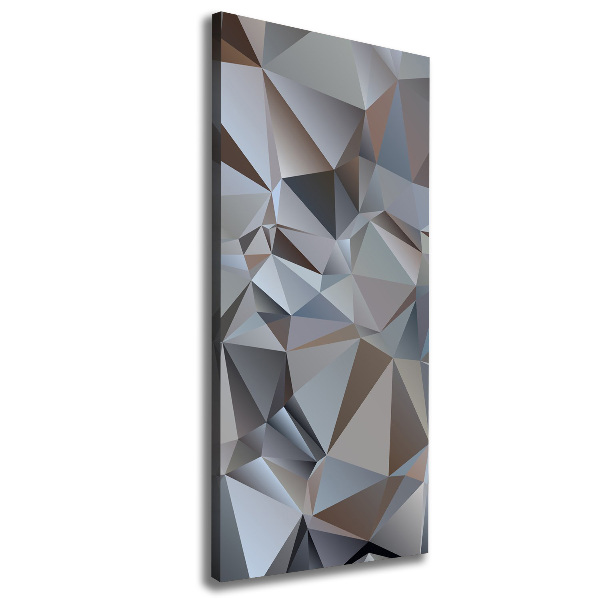 Stampa quadro su tela verticale Triangoli astratti