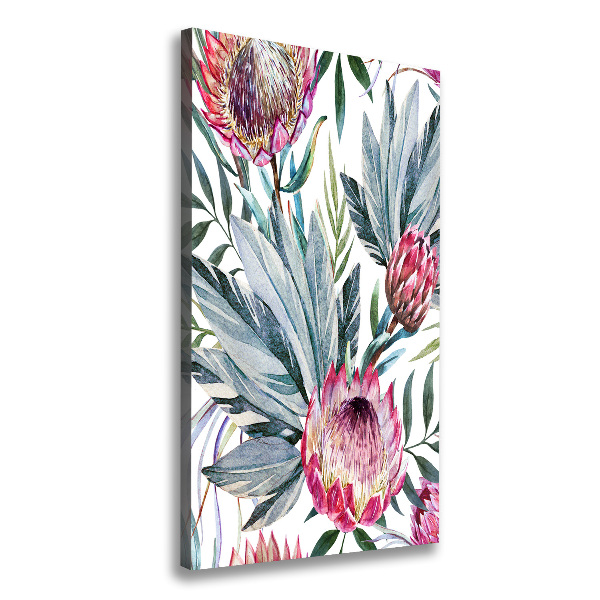 Quadro su tela canvas verticale Protea