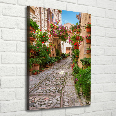 Stampa quadro su tela verticale Umbria Italia